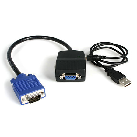 STARTECH.COM 2 Port VGA Video Splitter - USB Powered ST122LE